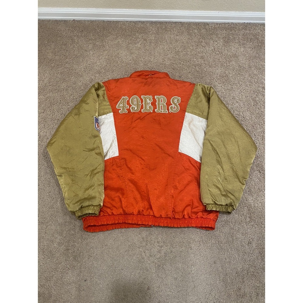 Vintage 90s Apex One Pro Line San Francisco 49ers Jacket Size Large